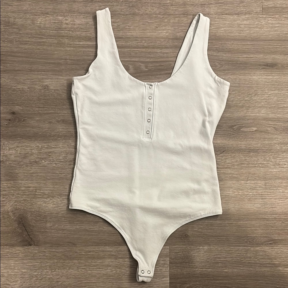 Baby Blue Abercrombie Henley Bodysuit